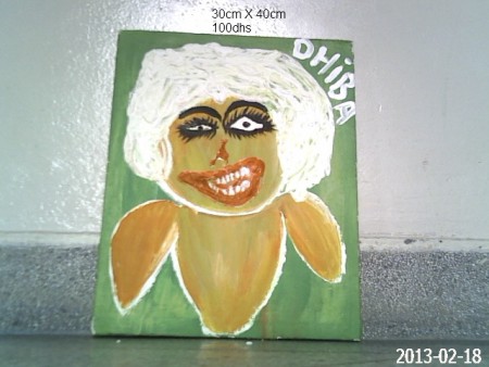 Atelier de peinture porte ouvertes organisé à MARRAKECH EN Janvier 2012
